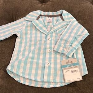Carters button down collared shirt NWT size 6 months